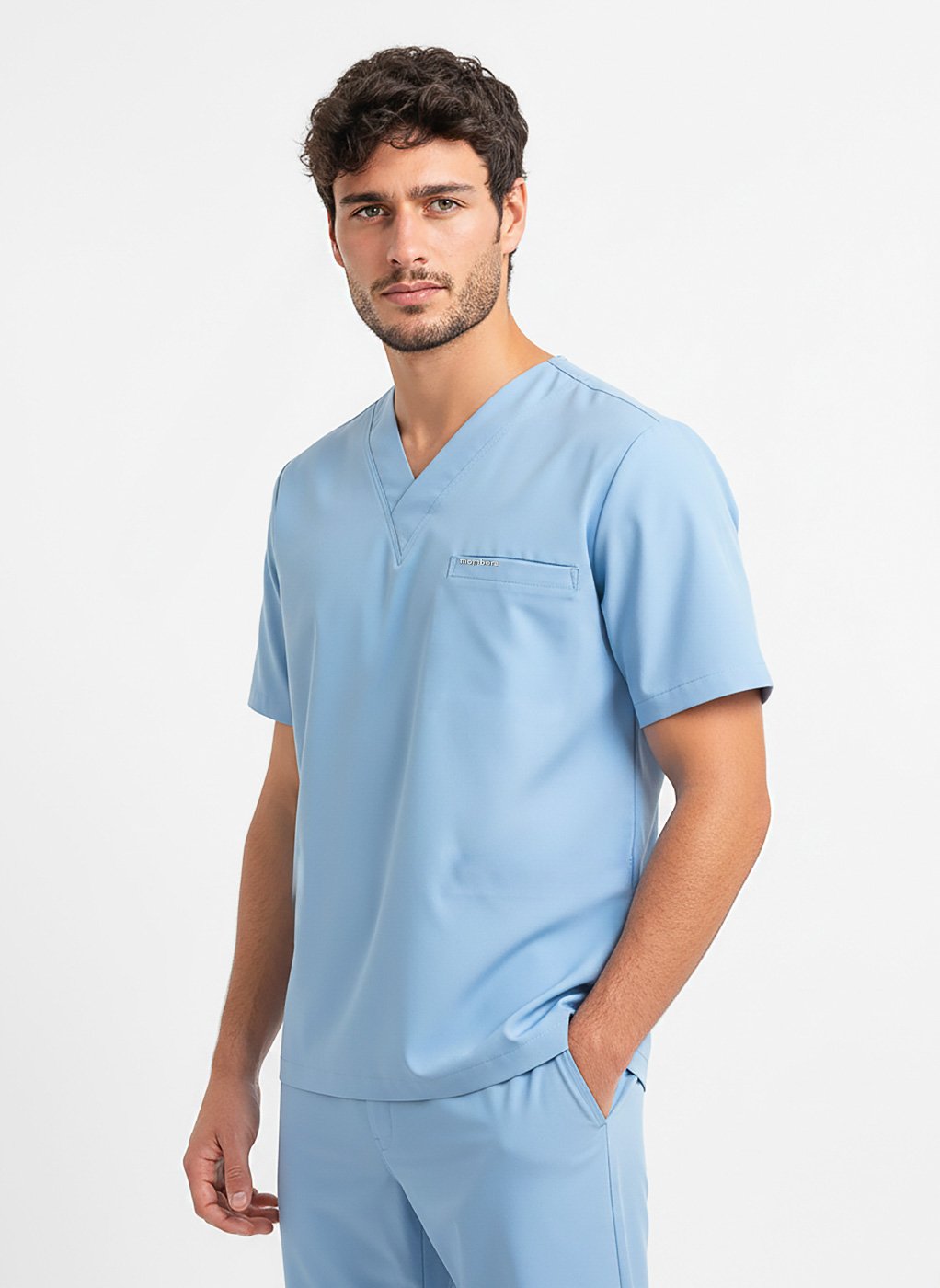 Uniforme Antifluido Hombre Aul Claro