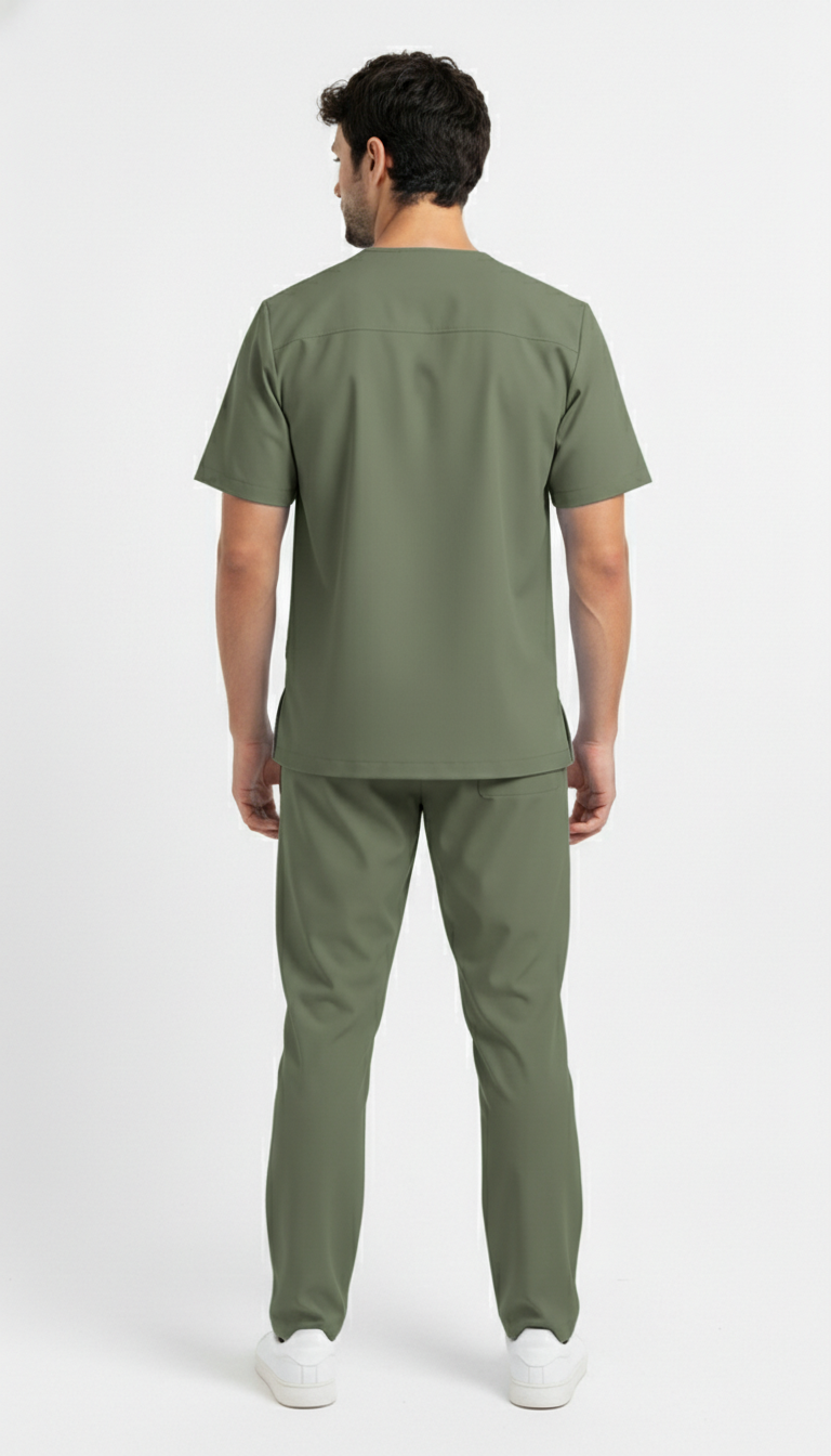 Uniforme antifluido verde oliva