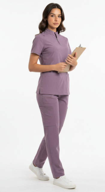 uniforme médico plus size mujer