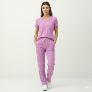 Uniforme antifluido mujer lila