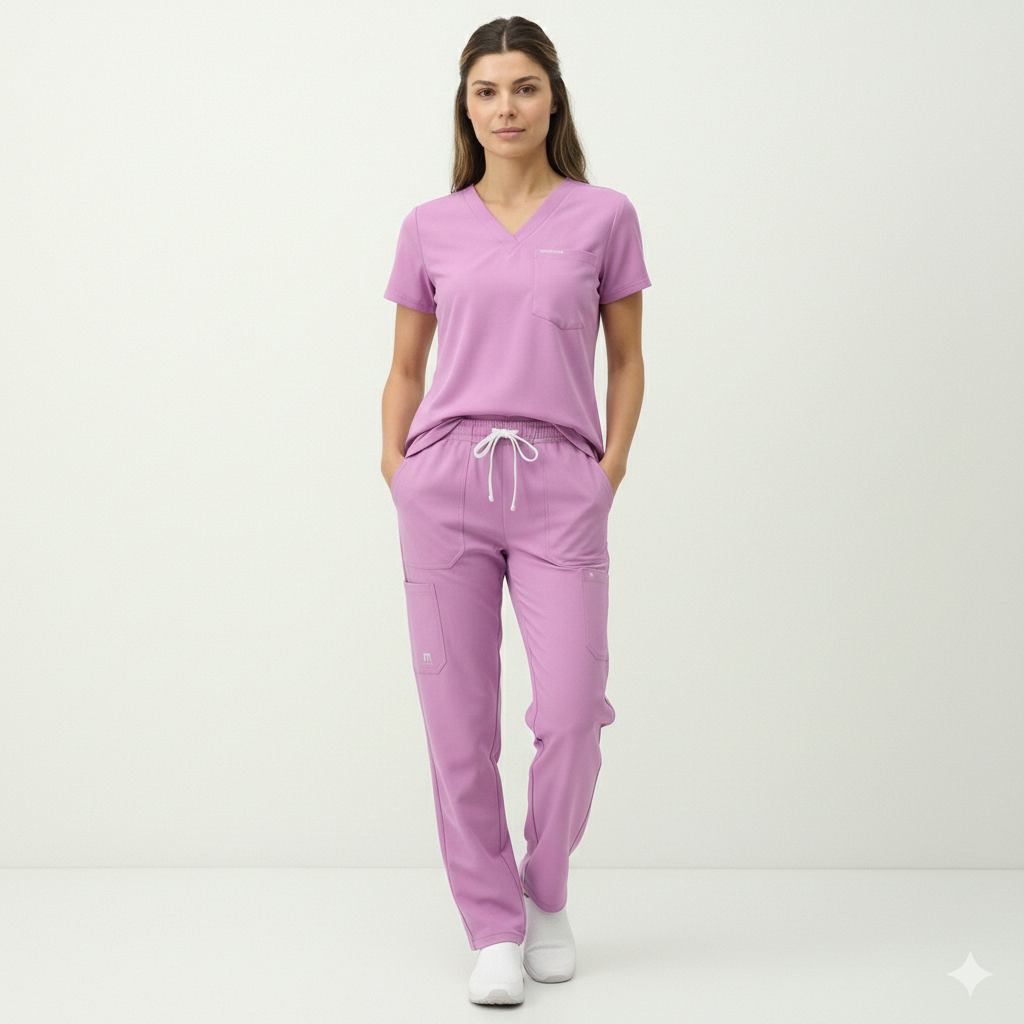 Uniforme antifluido mujer lila