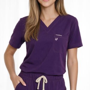 Uniforme Antifluido Mujer Morado