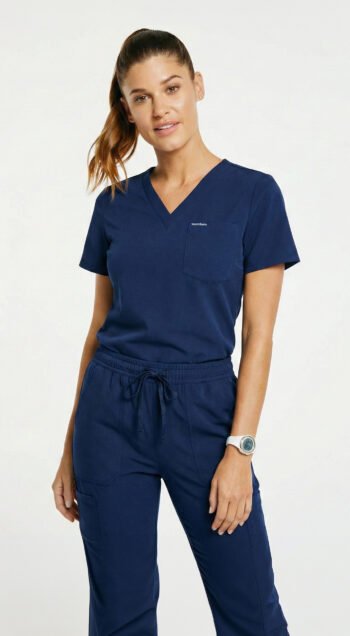 Uniforme antifluido mujer Azul Oscuro